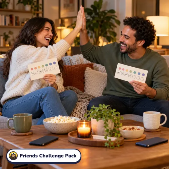 Friends Challenge Pack in everyday life.